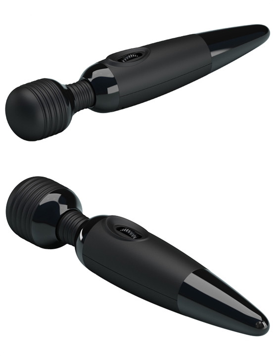 Вибратор Power Wand, чёрный, 45x250 мм