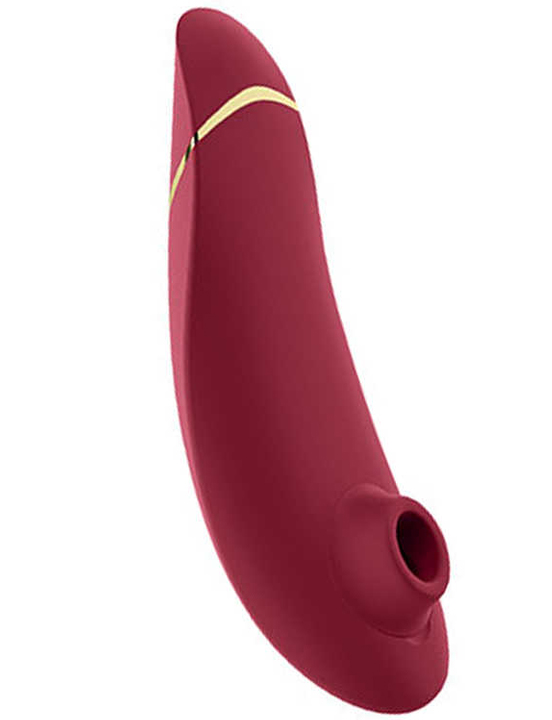 Стимулятор клитора Womanizer Premium 2, бордовый