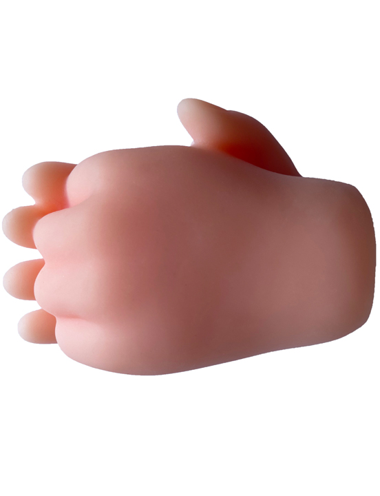 Мастурбатор вагина+кулачок, телесный, 80x75x125 мм