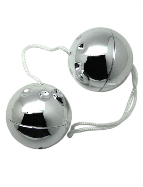 Шарики со смещённым центром тяжести, серебряные, диаметр 30 мм