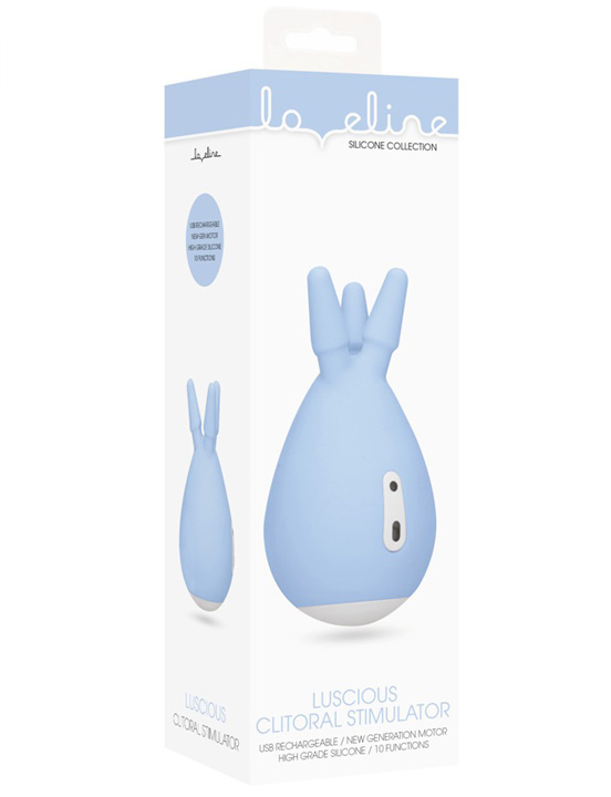Вибратор клиторальный Luscious, USB, 50x94 мм