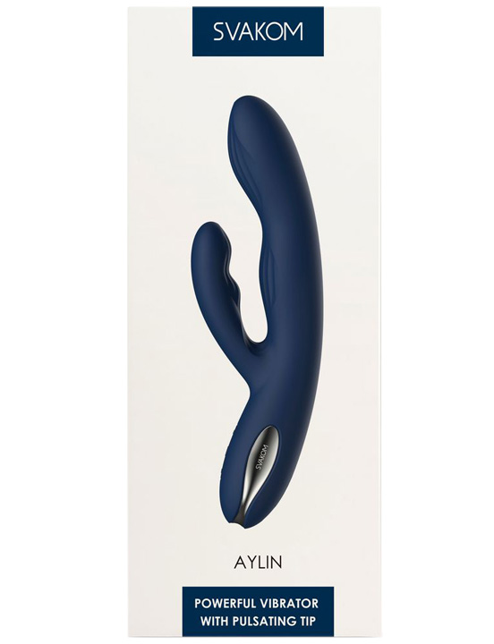 Вибростимулятор Aylin Dark Blue, тёмно-синий