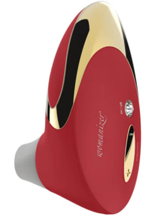 Стимулятор клитора Womanizer W500, красный