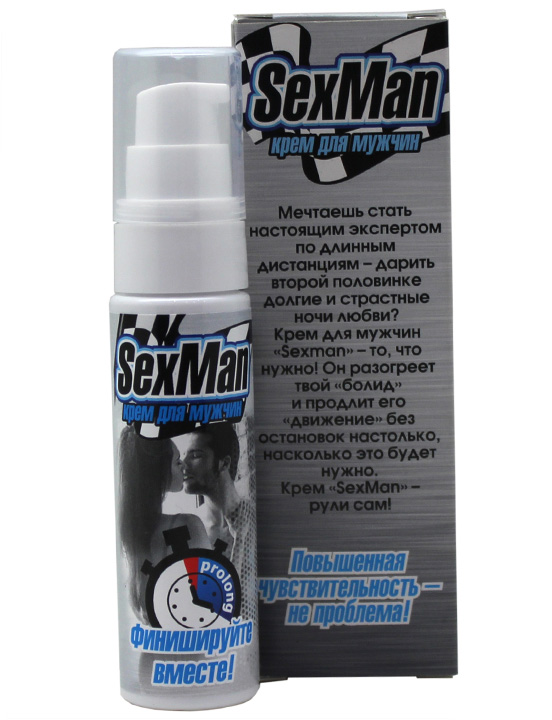 Крем-пролонгатор SexMan для мужчин, 28 г