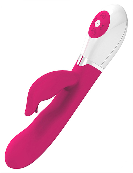 Вибратор Felix, 30 видов вибрации, розовый, 32x205 мм