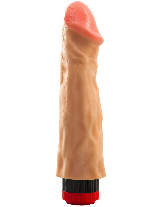 Вибромассажёр с ионами серебра, телесный, 45x190 мм