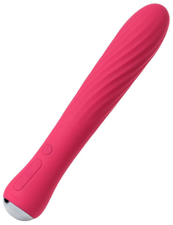 Вибростимулятор Anya со встроенным аккумулятором, красная слива