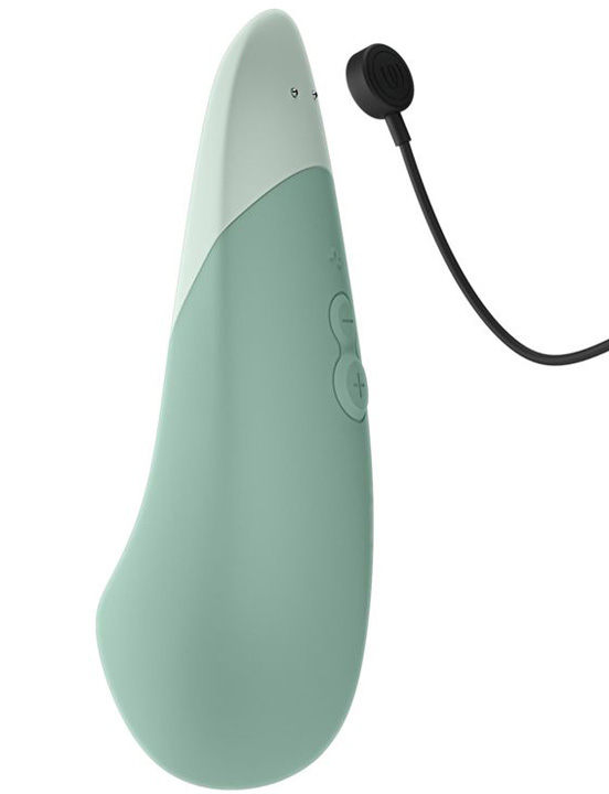 Клиторальный вибратор Womanizer Vibe, серо-зёленый