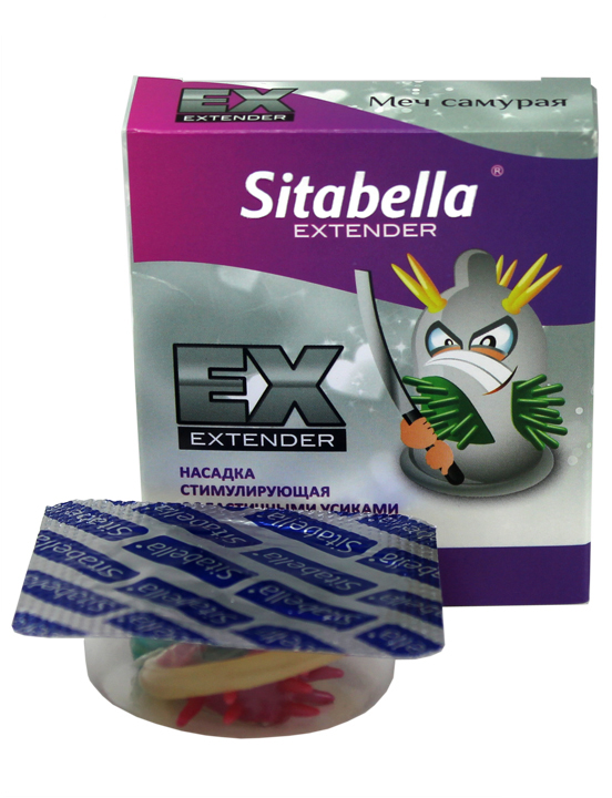 Насадка стимулирующая Extender «Меч самурая» с эластичными усиками