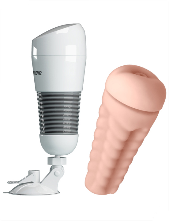 Мастурбатор Hedy в корпусе на присоске, анус