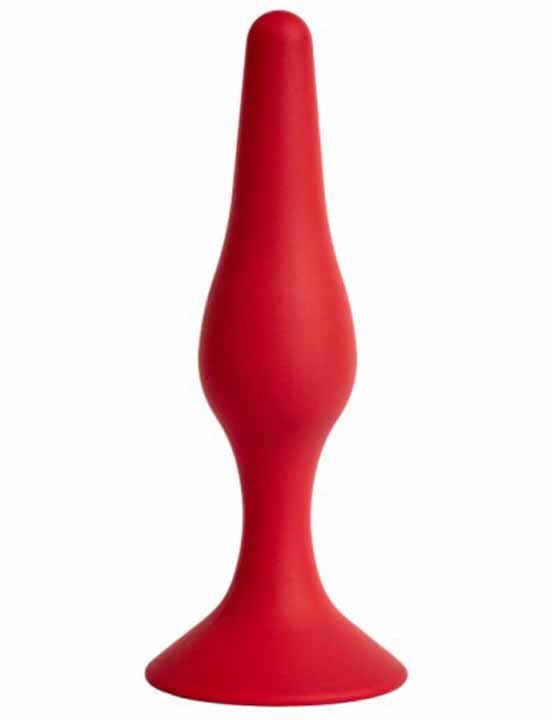 Анальная пробка Gravity, бордовый, 2,8х11 см, (М)