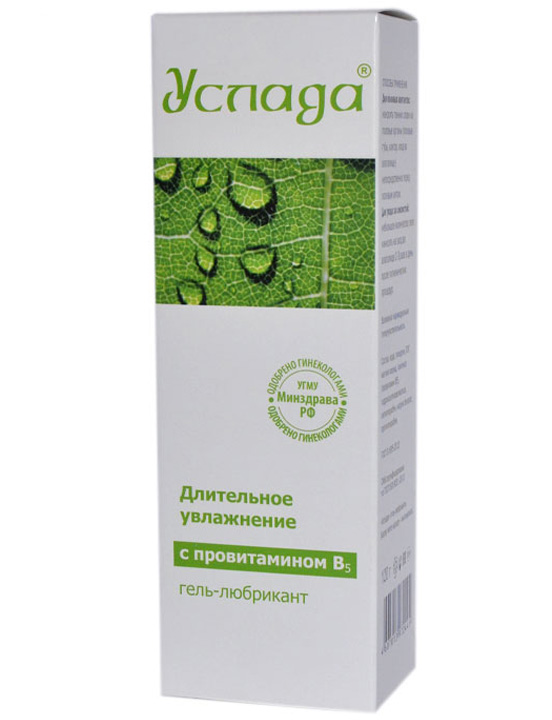 Гель-лубрикант «Услада» с провитамином В5, 120 г