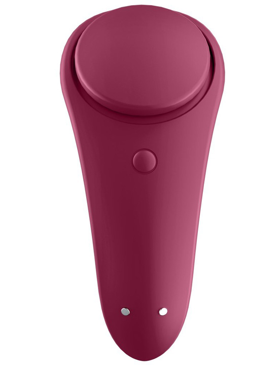 Вибромассажёр в трусики Satisfyer Sexy Secret, винно-красный