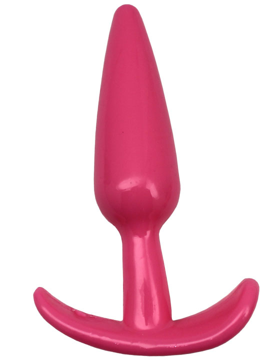 Анальная пробка для ношения, розовая, 29x120 мм