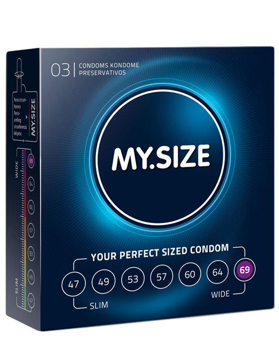 Презервативы MY.SIZE 69 размер, 3 шт. 