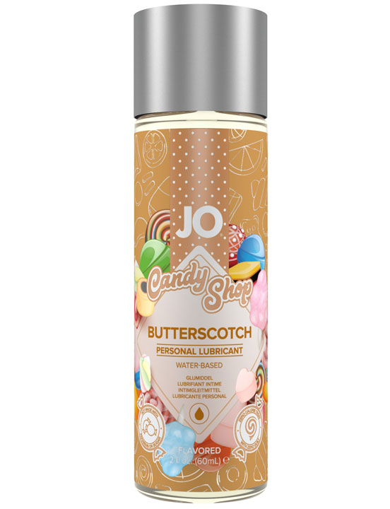 JO H2O Candy Shop Butterscotch, вкусовой лубрикант «Ириски», 60 мл