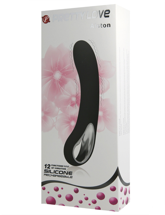 Вибратор ALSTON, 12 видов вибрации, чёрный, 35x197 мм