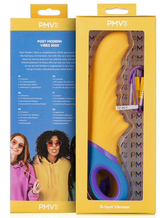 Вибратор точки G Tone, серия PMV20, 35x230 мм