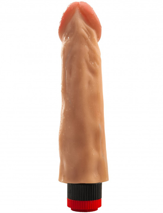 Вибромассажёр с ионами серебра, телесный, 45x190 мм