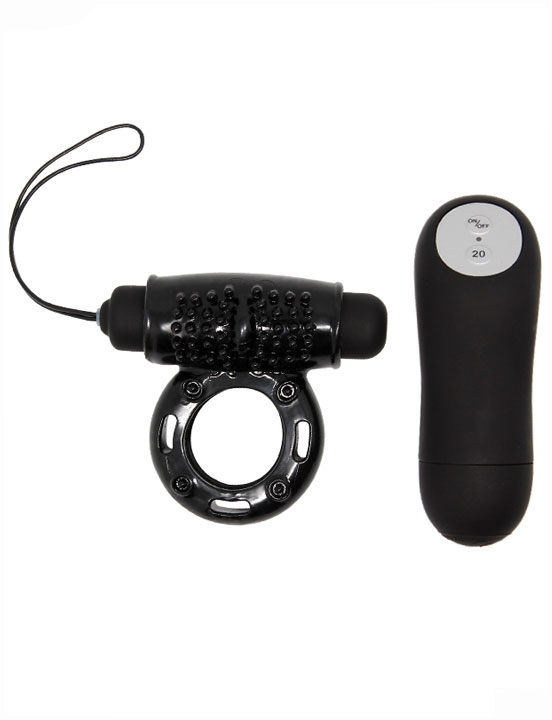 Виброкольцо Power Ring с дистанционным пультом, 20 видов вибрации