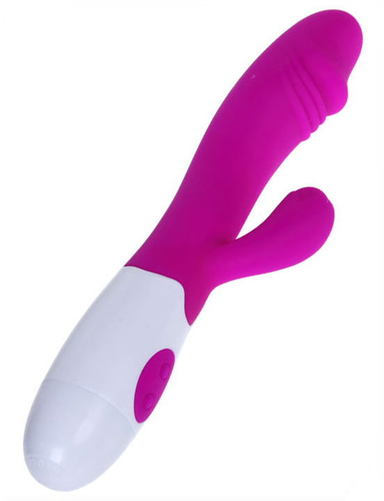 Вибратор Snappy, 30 видов вибраций, 2 мотора, фиолетовый, 32x195 мм