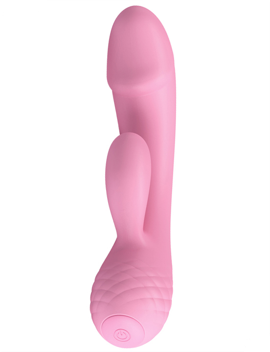 Вибратор Ron, 12 видов вибраций, силикон, розовый, 37x175 мм