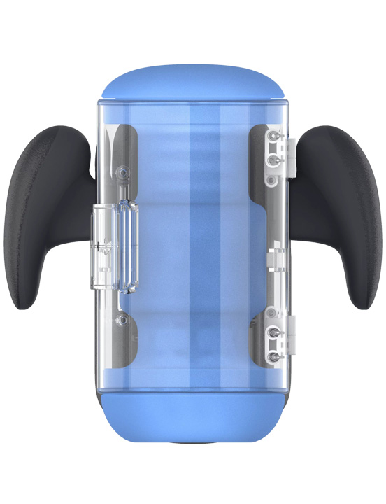 Инновационный робот-мастурбатор Black Knight с функцией пенетрации, чёрный