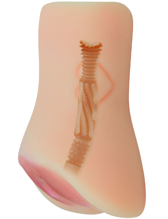 Мастурбатор Elena ручной из серии Crazy Bull, двойной, 83x145 мм