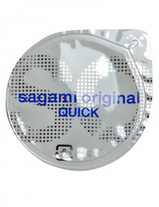 Презервативы Sagami Quick Original 0.02, тонкие, полиуретановые, 6 шт.