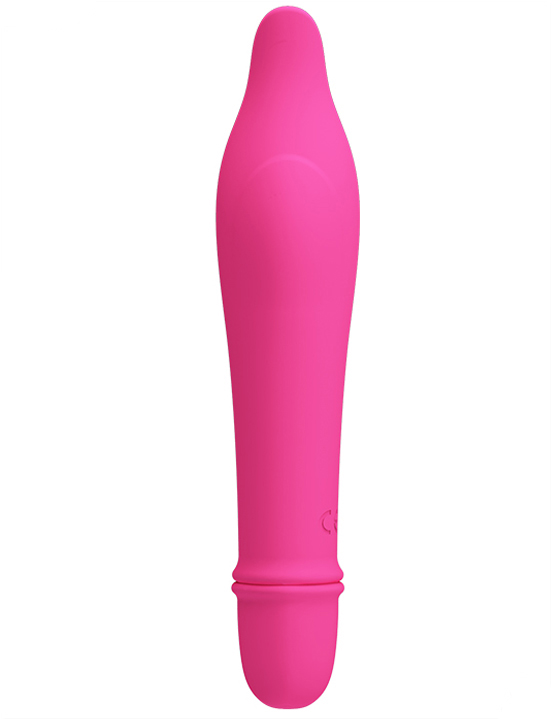 Мини-вибратор EDWARD, 10 видов вибраций, розовый, 29x145 мм