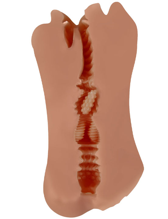 Мастурбатор Zoey ручной из серии Crazy Bull, двойной, 82x170 мм