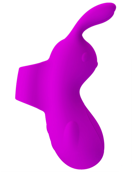 Мини-вибратор FINGER BUNNY на пальчик, 7 видов вибрации, 30x94 мм