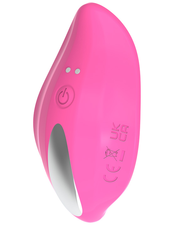 Вибромассажёр Eroticon Berg в трусики с пультом, розовый