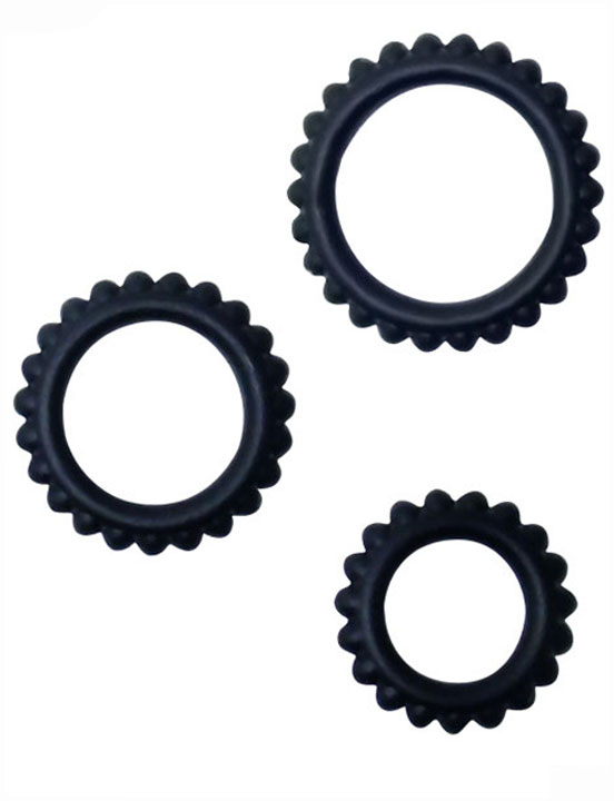 Набор эрекционных колец Titan, 33, 38, 44 мм