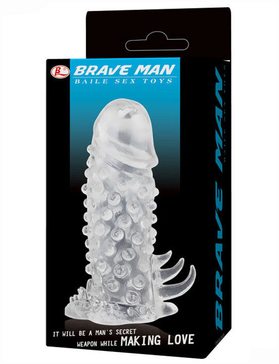 Насадка рельефная, прозрачная, 40x180 мм