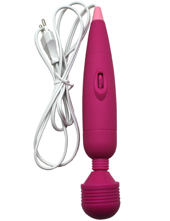 Супервибратор Eroticon BDSM для принудительного оргазма, розовый, 45x255 мм