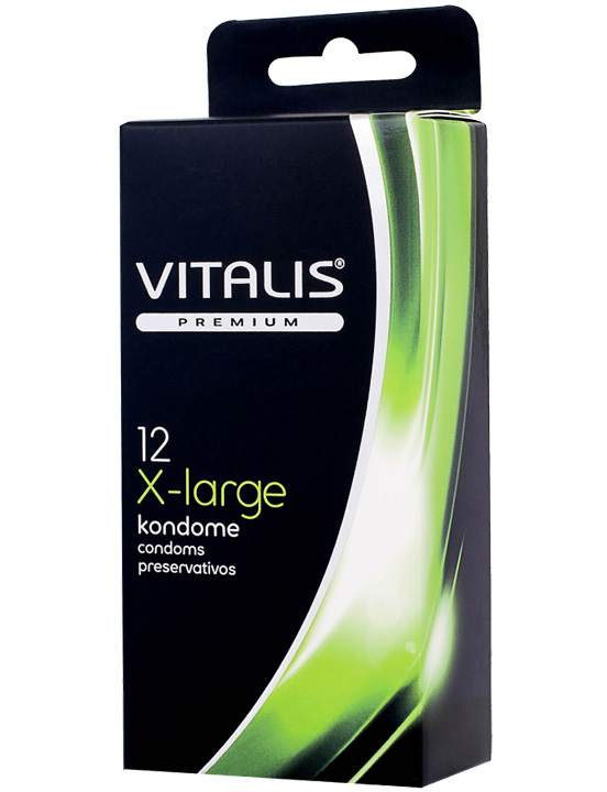 Презервативы VITALIS premium X-LARGE увеличенного размера, 12 шт.