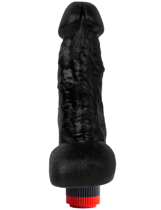 Вибромассажёр чёрный в ламинате, 42x178 мм