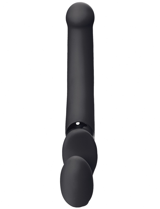 Вибрострапон Strap-On-Me с 3 моторами, чёрный, M, 16 см