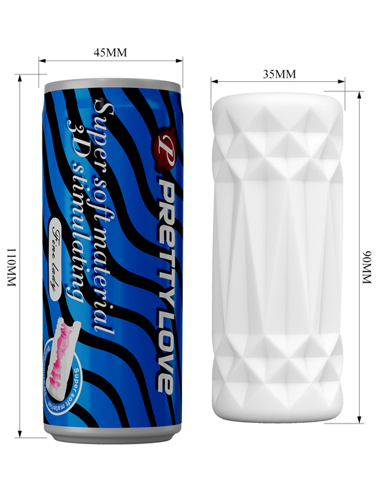 Мастурбатор компактный Fine Lady в банке 