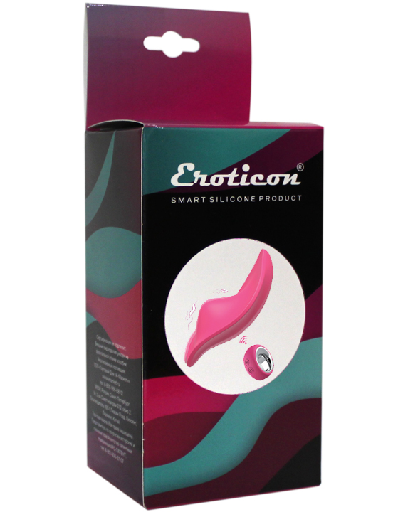 Вибромассажёр Eroticon Berg в трусики с пультом, розовый