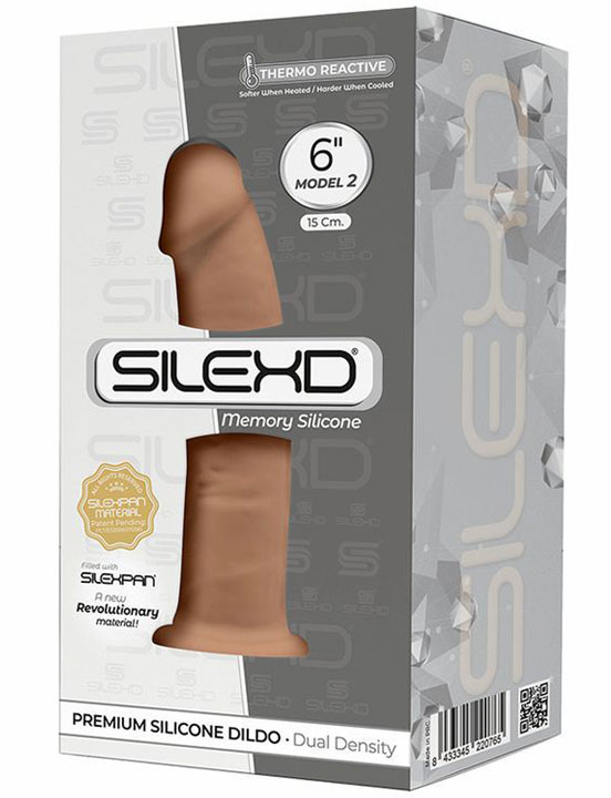 Фаллоимитатор SILEXD Model 2, карамель, 6"