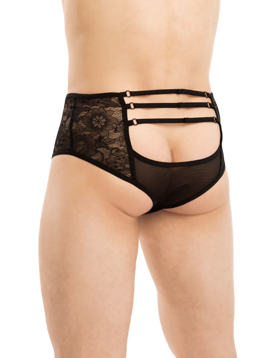 Трусы мужские, чёрные, 46-48