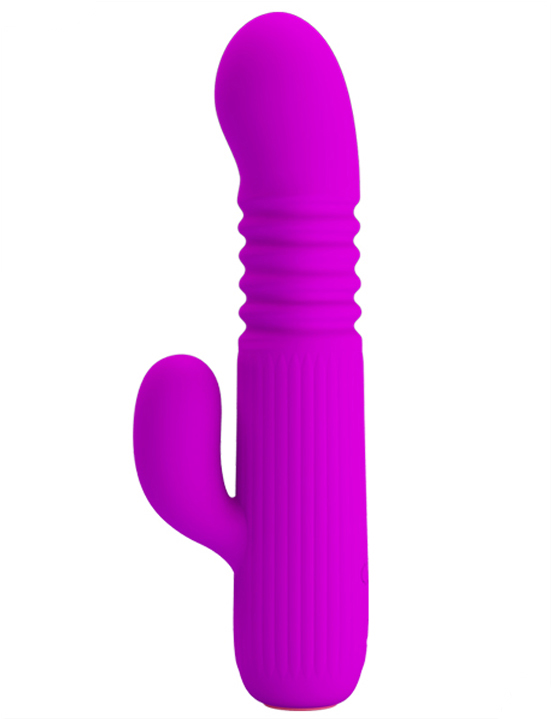 Вибратор Leopold фрикционный, 4 вида вибраций, фиолетовый, 29x155 мм