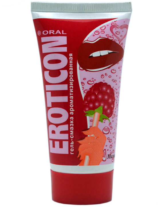 Гель-смазка Eroticon Fruit «Малина» орально-вагинальная, 55 мл