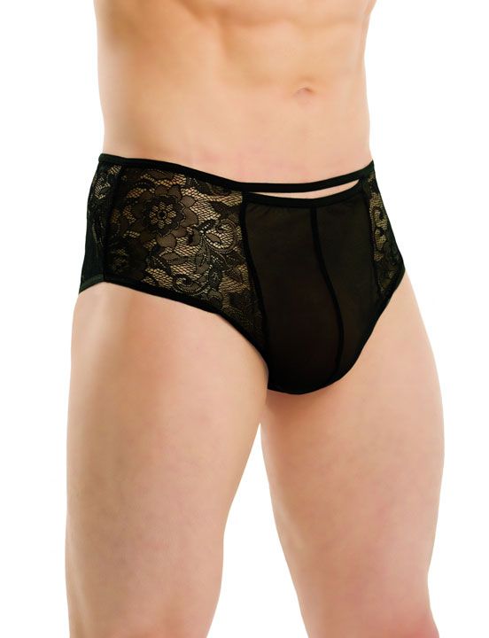 Трусы мужские, чёрные, 46-48