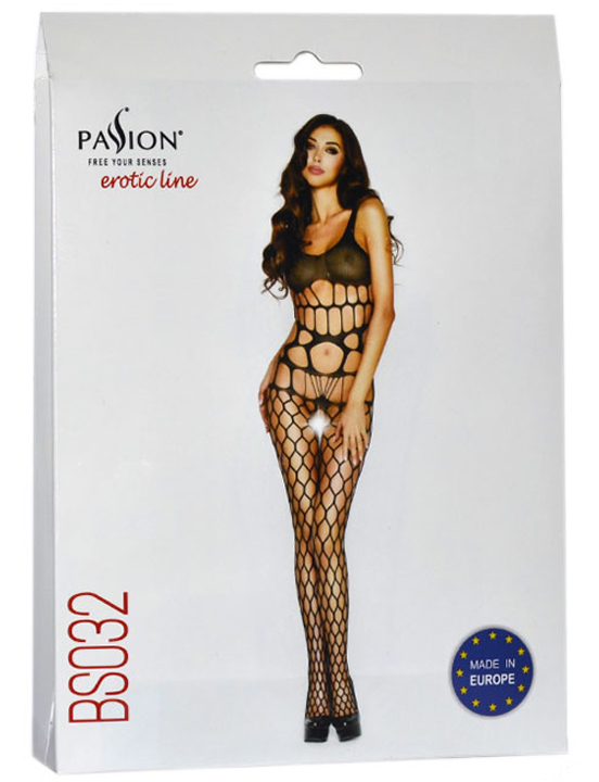 Боди-комбинезон, крупная ячейка, белый, размер OS