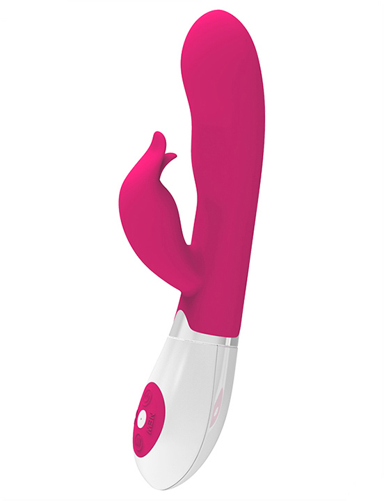 Вибратор Felix, 30 видов вибрации, розовый, 32x205 мм